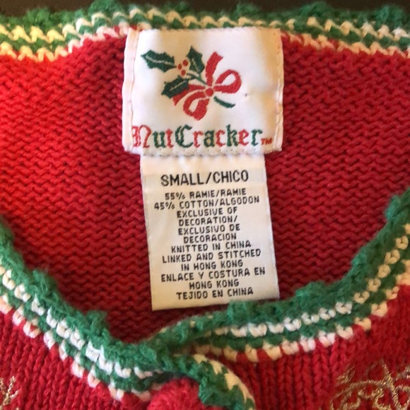 Nutcracker Vintage 90s Ugly Christmas Sweater S - Picture 7 of 8